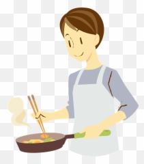 Man Cooking Clipart - Cooking Png Download Full Size Emoji,Emoji Cooking Image