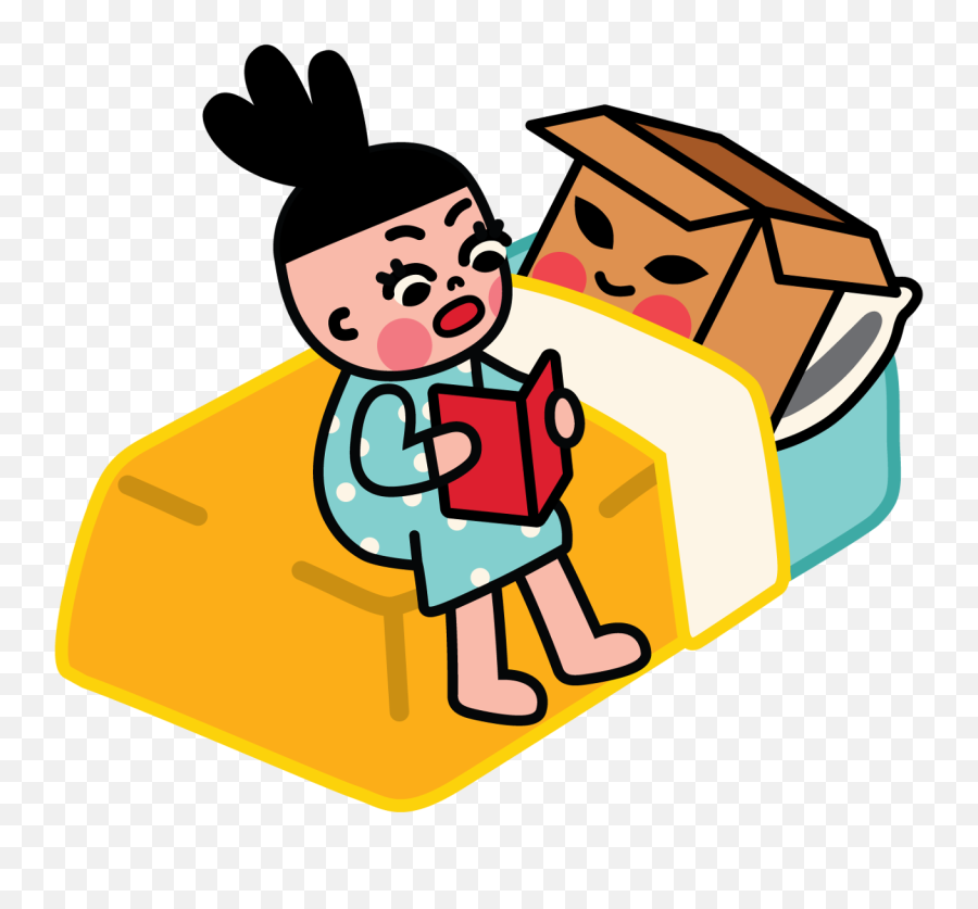 Facebook Stickes Box Girl - Uijungkim Emoji,Children's Illustration Emotion