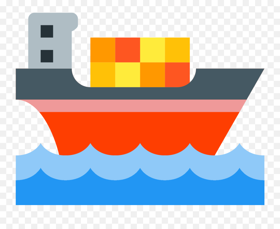 Barco De Carga Icono Clipart - Marine Architecture Emoji,Sinking Ship Emoji