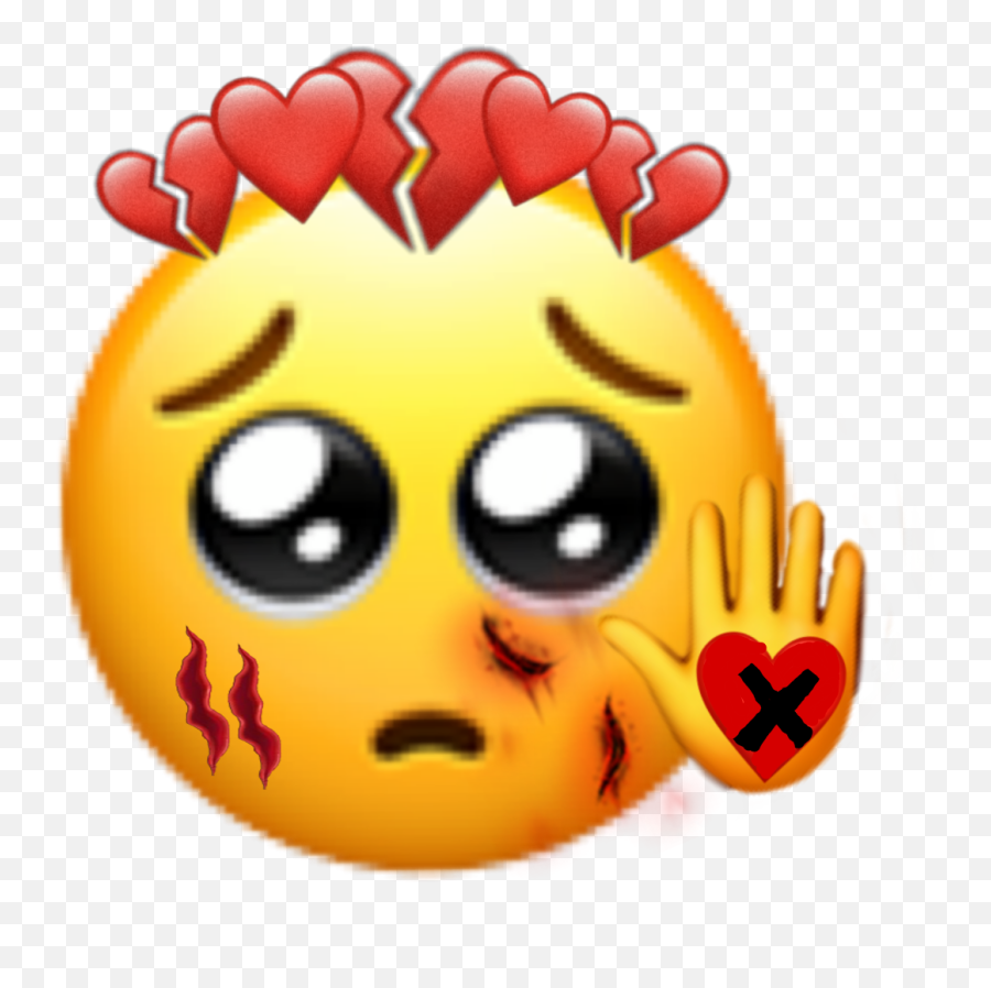 Sad Cry Emoji Brokenheart Sticker By Naura,Clip Art Emojis Broken Heart