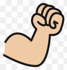 Openclipart - Clipping Culture Emoji,Robot Bicep Emoji