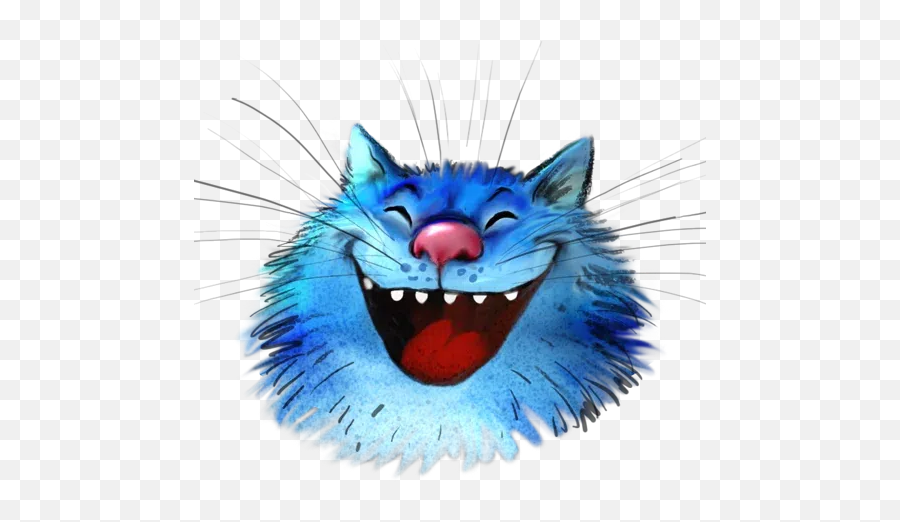 Blue Cat Sticker Pack - Stickers Cloud Emoji,How Do You Put An Emoji On Blue Cats