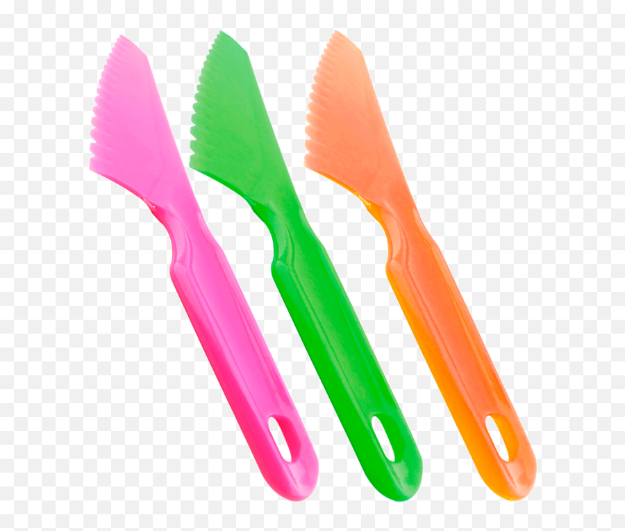 Cuchillo Para Pastel - Fucsia Verde Y Naranja Emoji,Chuchillo Emojis