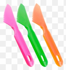 Cuchillo Para Pastel - Fucsia Verde Y Naranja Emoji,Chuchillo Emojis