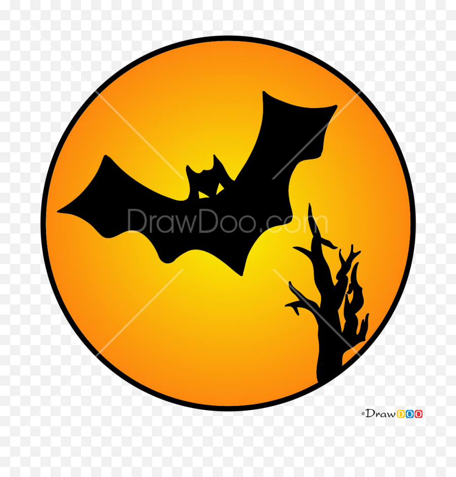 How To Draw Night Moon Halloween - Language Emoji,Moon July 17 Emoji