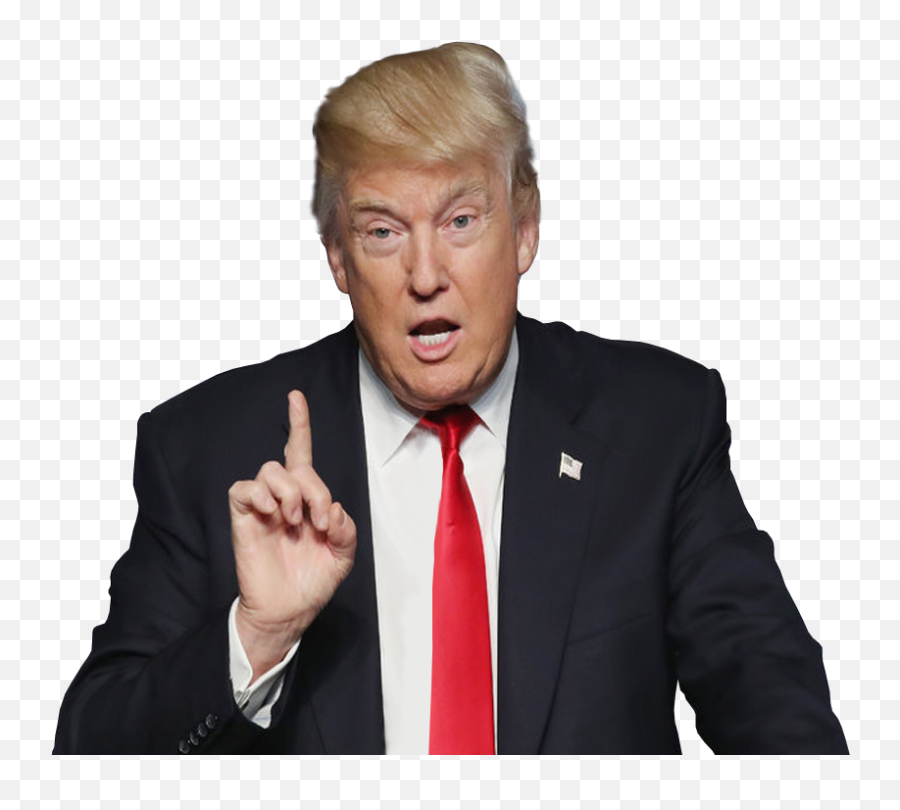 Donald Trump Pictures Free Clipart Png - Donald Trump Pointing White Background Emoji,Donald Trump Emoji