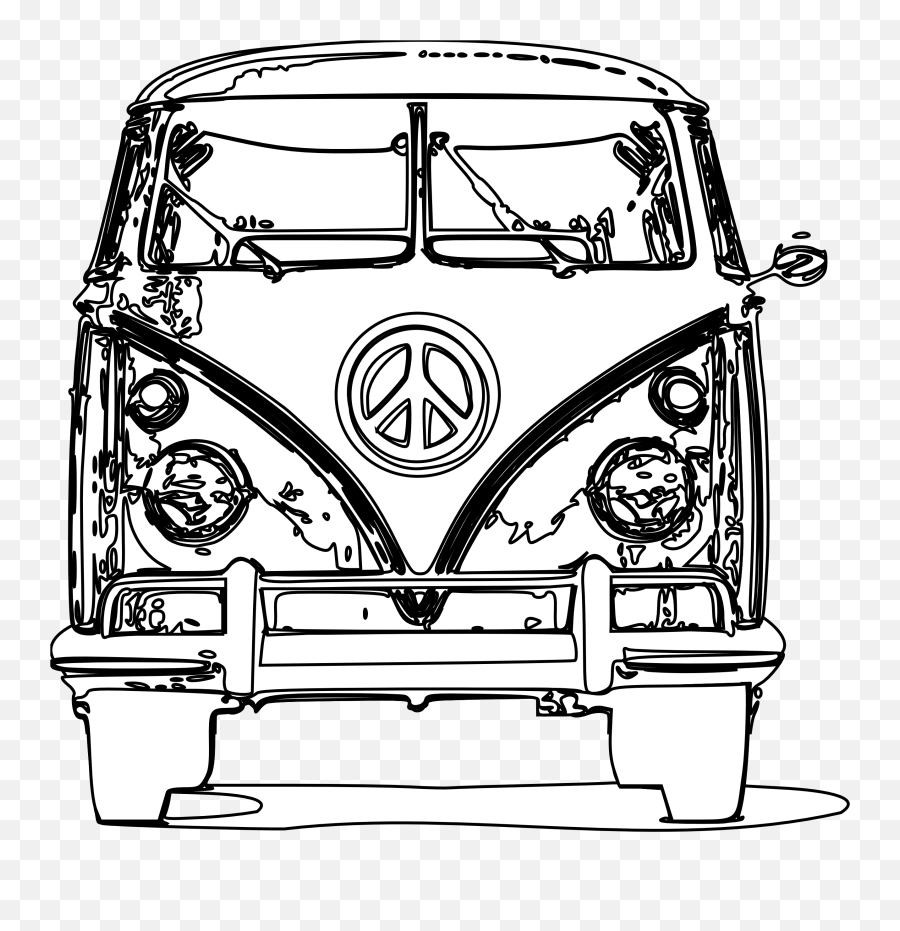 Minivan Clipart Postal Minivan Postal - Coloring Pages Vw Bug Emoji,Minivan Emoji