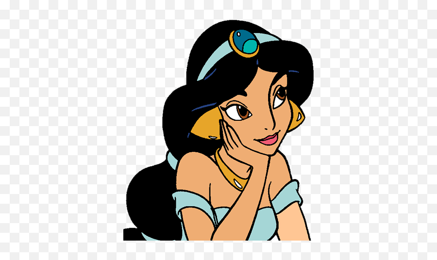 Disney Princess Jasmine Disney Jasmine - Disney Of Jasmine And Aladdin Clipart Emoji,Aladdin As Told By Emoji