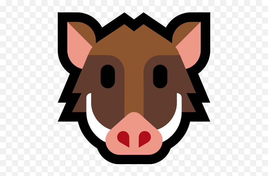 Emoji Image Resource Download - Boar Emoji,Pig Emoji Png