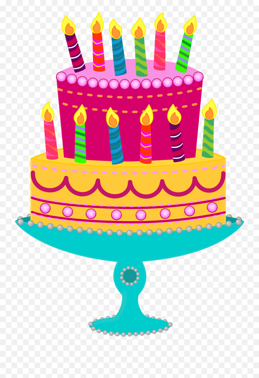 Birthday Cake Free Cake Images Paper Cliparts - Clipartix Birthday Cake Clipart Emoji,Cake Emoji Png