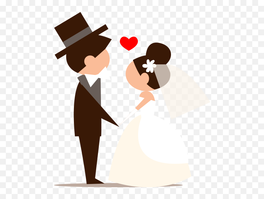 Bride And Groom Vector Png Transparent - Icon Bride And Groom Png Emoji,Groom Emoji