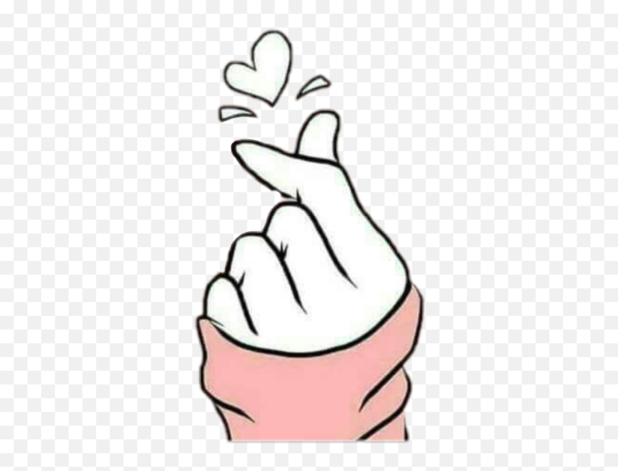 Wallpaper Cute Pastel Wallpaper - Love Sign Korea Png Emoji,Korean Finger Heart Emoji Copy And Paste