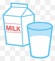 Milk Carton And Glass Clipart - Empty Emoji,Milk Emoji