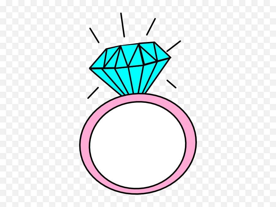 Cartoon Wedding Ring Diamond Ring - Cartoon Ring Drawing Emoji,Bride And Ring Emoji