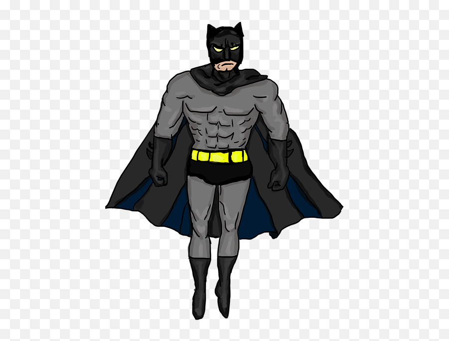 Free Photo Batman Champion Strong Muscle Superhero Muscular Emoji,Emotion Cartoon Superhero