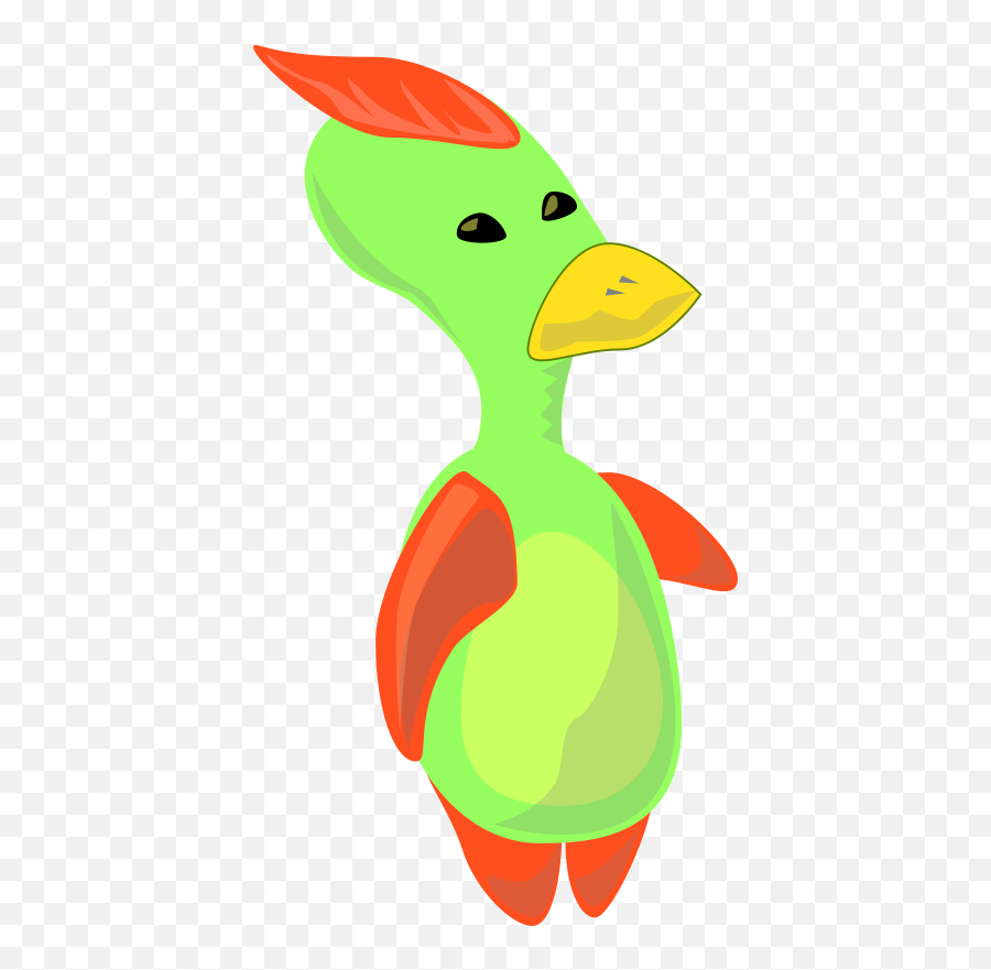 Free Clip Art Cartoon Duck By Andformore - Alien Duck Emoji,Mailbird Emojis