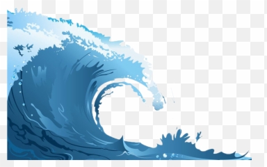 Waves Clipart Rolling Wave Waves - Transparent Background Wave Clipart Emoji,Surf Wave Emoji