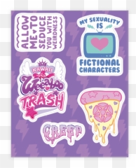 Pastel Stickers Sticker And Decal - Lookhuman Stickers Emoji,Pastel Kawaii Emojis