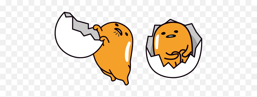 Gudetama And Eggshell Gudetama Sanrio Characters Sanrio - Language Emoji,Emojis Transparent Gudetama